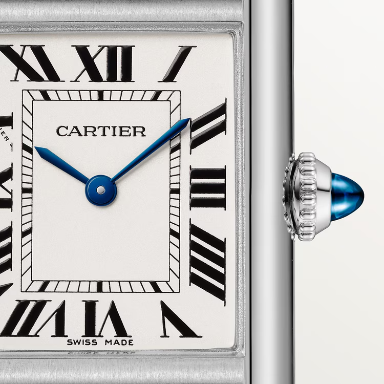 Unworn Cartier Tank Must de Cartier, Small Stainless Steel, 29.5mm x 22mm, Ref# WSTA0042, box and papers