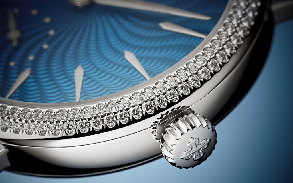 Ladies' Patek Philippe Grand Complication, 18k White Gold with set 194 Diamonds, 36mm, Ref# 7040/250G-001