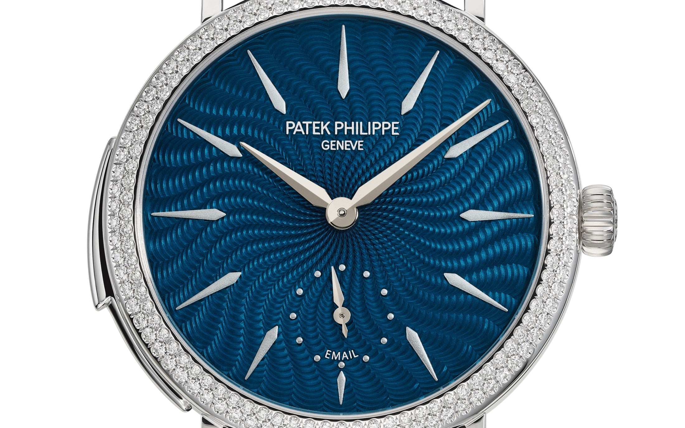 Ladies' Patek Philippe Grand Complication, 18k White Gold with set 194 Diamonds, 36mm, Ref# 7040/250G-001