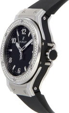 Hublot Big Bang, Steel, Black Diamonds, 38mm, Ref# 361.SX.1270.RX.1104, Unworn 2025