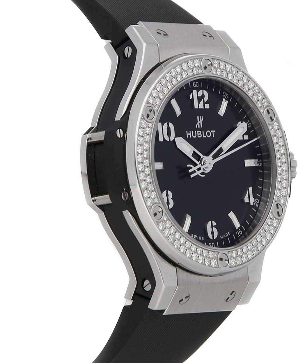 Hublot Big Bang, Steel, Black Diamonds, 38mm, Ref# 361.SX.1270.RX.1104, Unworn 2025