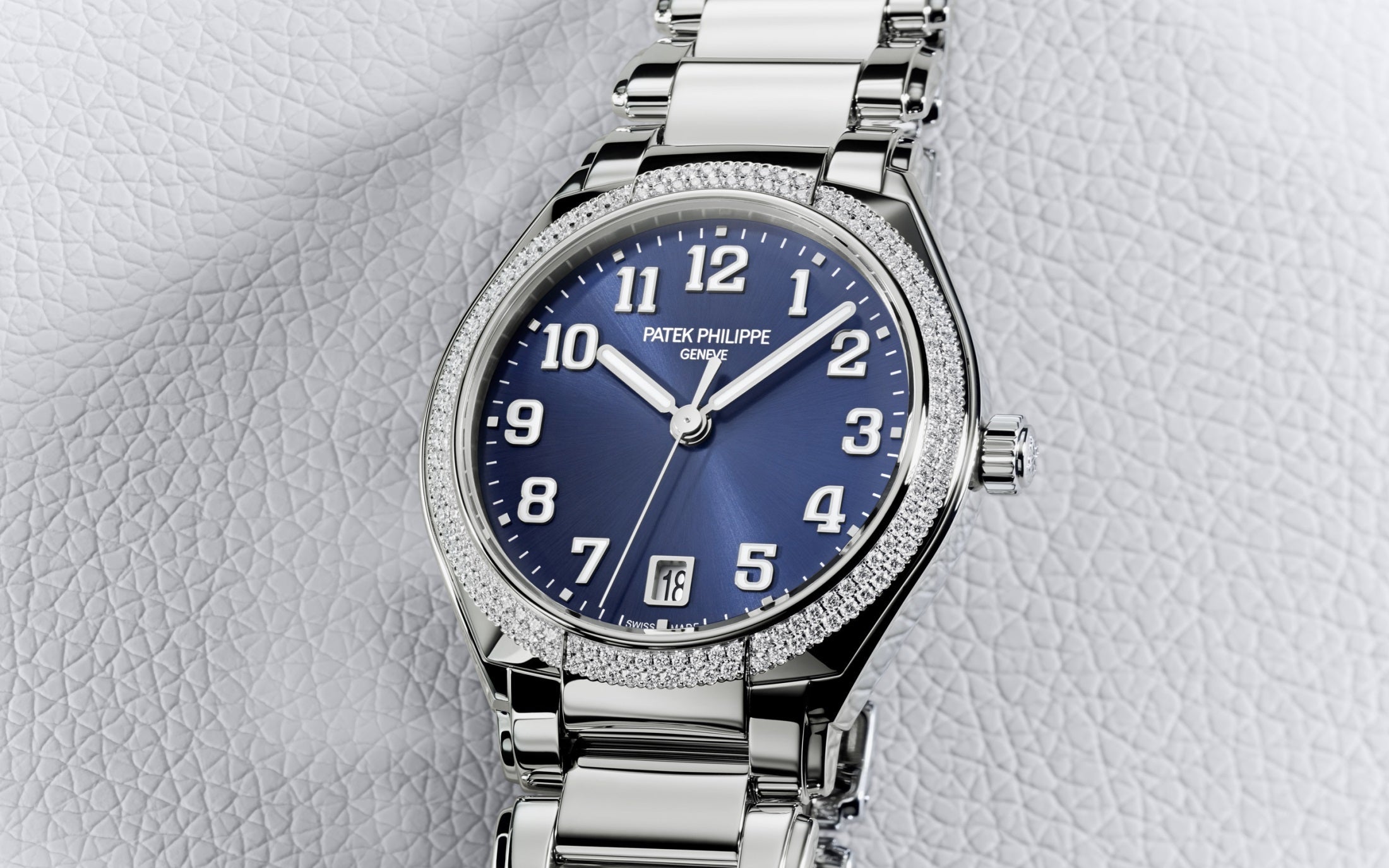 Patek Philippe Twenty~4 Automatic, Stainless Steel with 160 diamonds ~0,77ct, 36mm, Ref# 7300/1200A-001