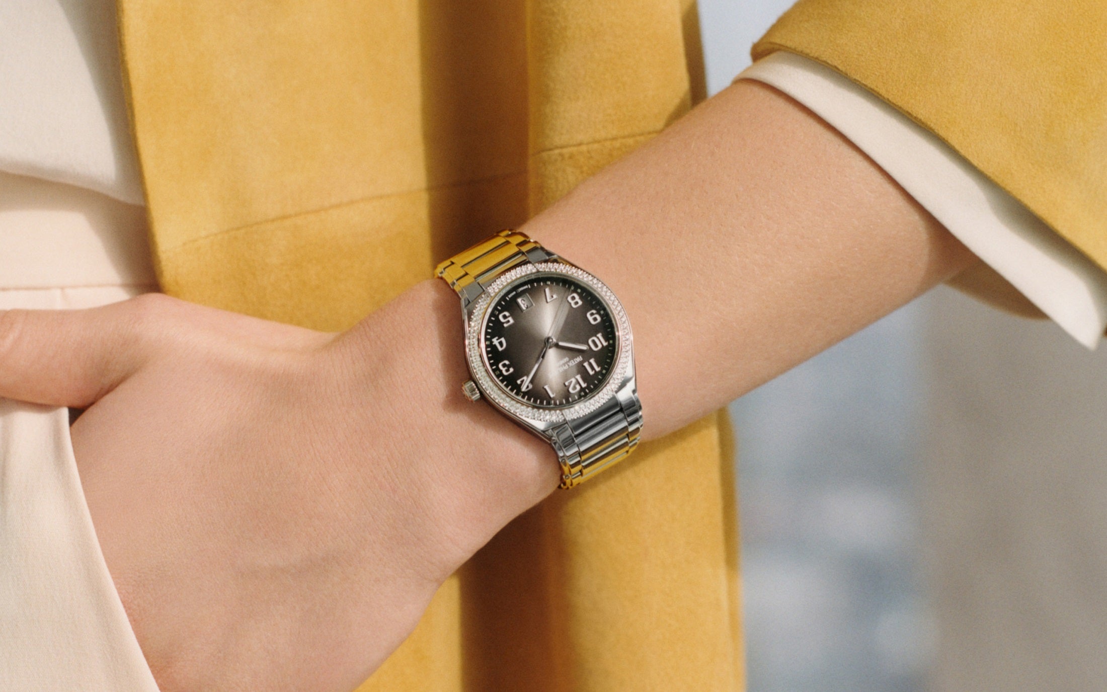 Patek Philippe Twenty~4 Automatic, Stainless Steel with 160 diamonds ~0,77ct, 36mm, Ref# 7300/1200A-010