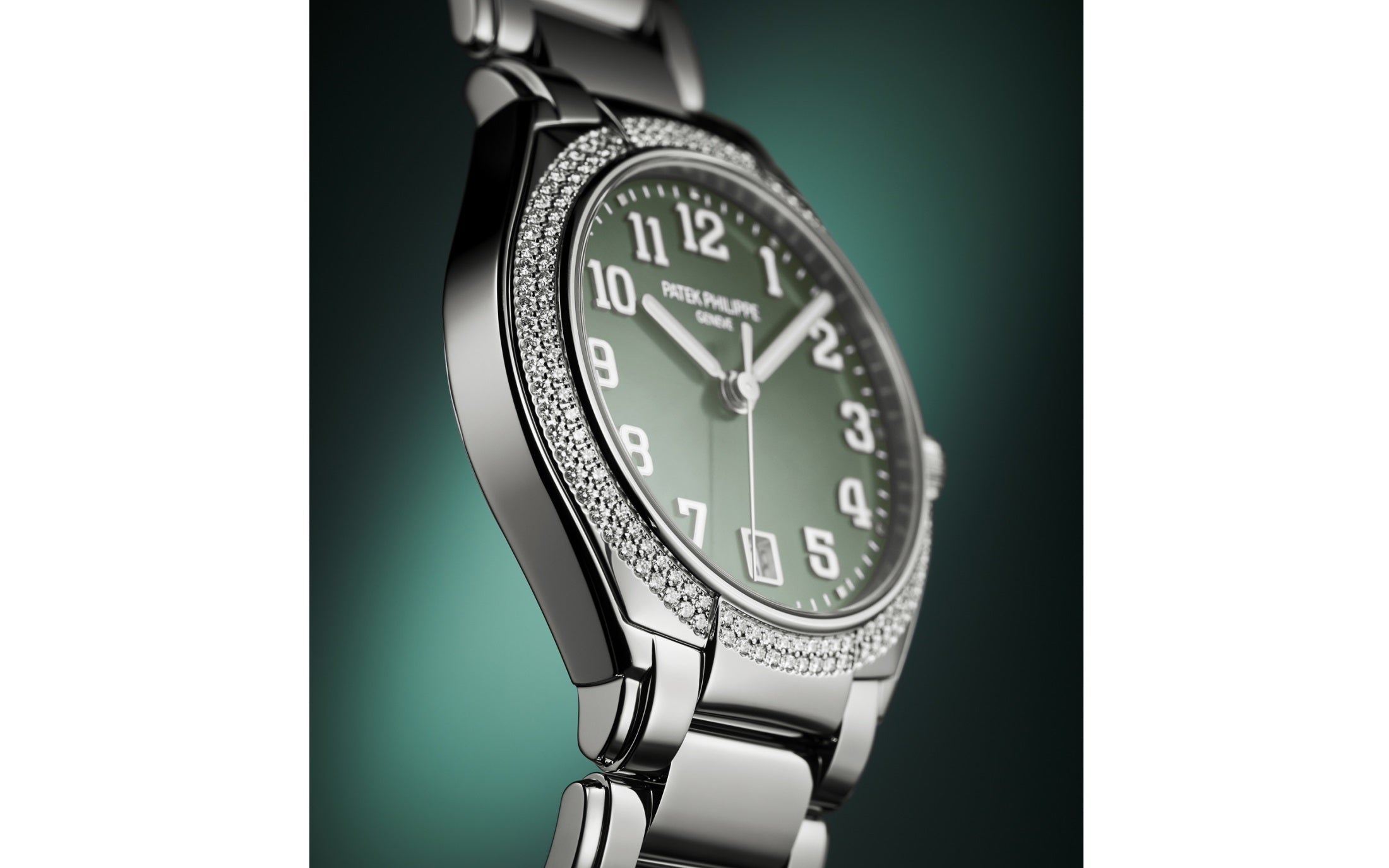 Patek Philippe Twenty~4 Automatic, Stainless Steel with 160 diamonds ~0,77ct, 36mm, Ref# 7300/1200A-011