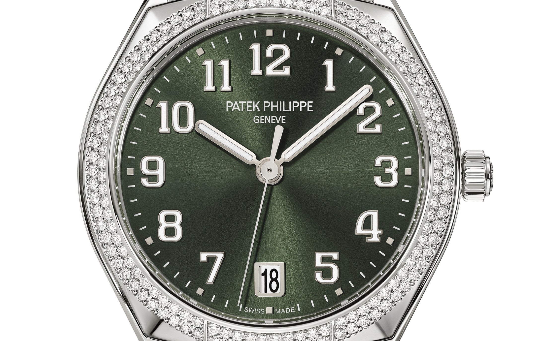 Patek Philippe Twenty~4 Automatic, Stainless Steel with 160 diamonds ~0,77ct, 36mm, Ref# 7300/1200A-011