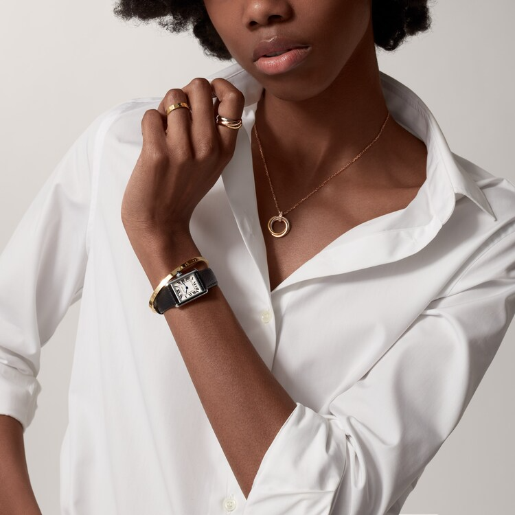 Unworn Cartier Tank Must de Cartier, Small Stainless Steel, 29.5mm x 22mm, Ref# WSTA0042, box and papers