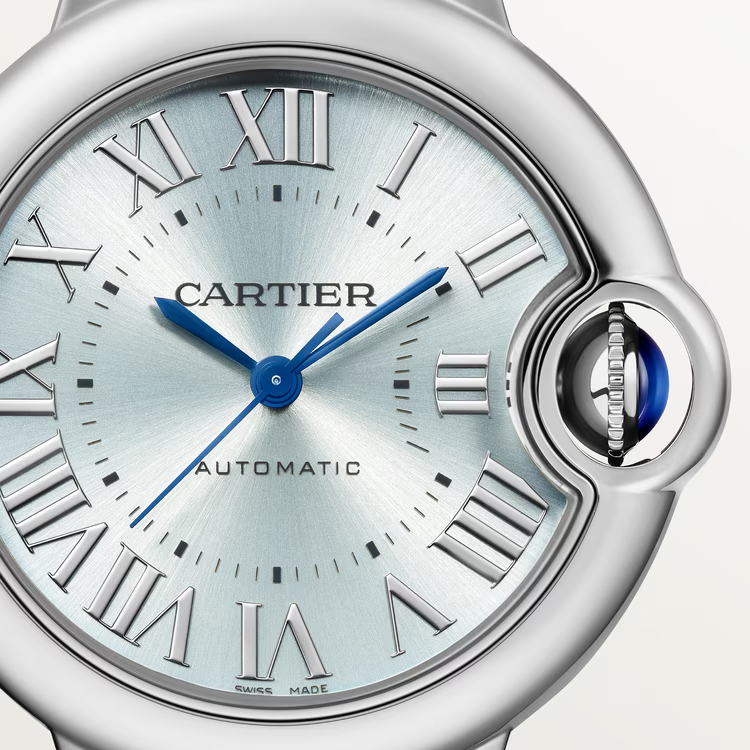 Unworn Cartier Ballon Bleu de Cartier, Stainless Steel, 33mm, Ref# WSBB0062, box and papers