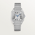 Unworn Cartier Santos de Cartier, Stainless Steel, 35.1mm, Ref# W4SA0005, box and papers