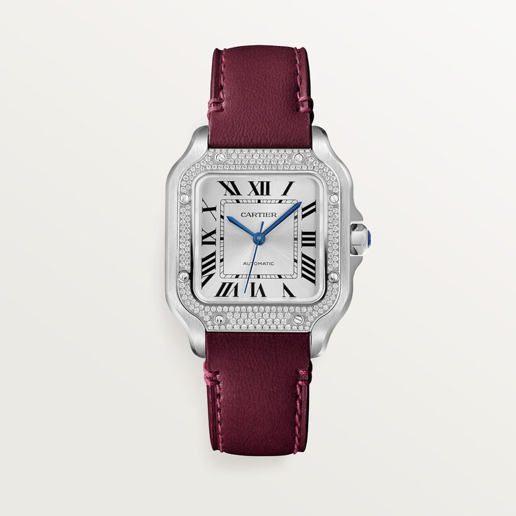 Unworn Cartier Santos de Cartier, Stainless Steel, 35.1mm, Ref# W4SA0005, box and papers