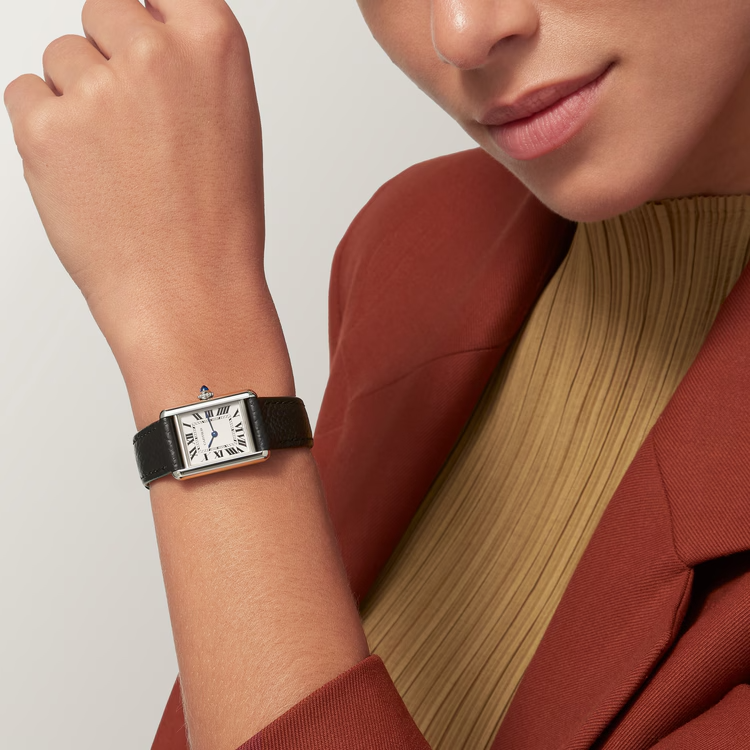 Unworn Cartier Tank Must SolarBeat™ de Cartier, Small Stainless Steel, 29.5mm x 22mm, Ref# WSTA0060, box and papers