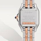 Unworn Cartier Panthère de Cartier, Stainless Steel, 18k Rose Gold and Diamonds, 22mm x 30mm, Ref# W3PN0006, box and papers