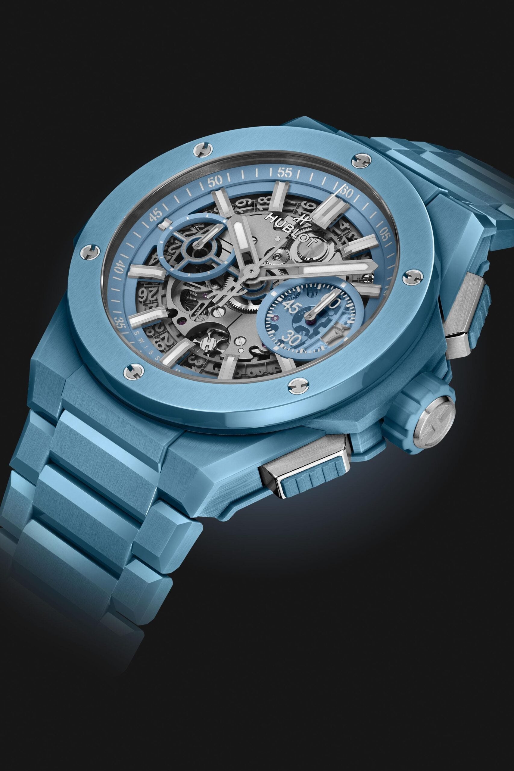 Hublot Big Bang INTEGRATED SKY BLUE CERAMIC, 42mm, Ref# 451.EX.5120.EX, Unworn 2025