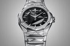 Hublot Classic Fusion ORLINSKI BRACELET TITANIUM ALTERNATIVE PAVÉ Ref# 550.NS.1800.NS.3804.ORL22