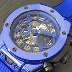 Hublot Big Bang, Unico Blue Magic, 42mm, Blue Ceramic, Ref# 441.ES.5119.RX, Unworn 2025