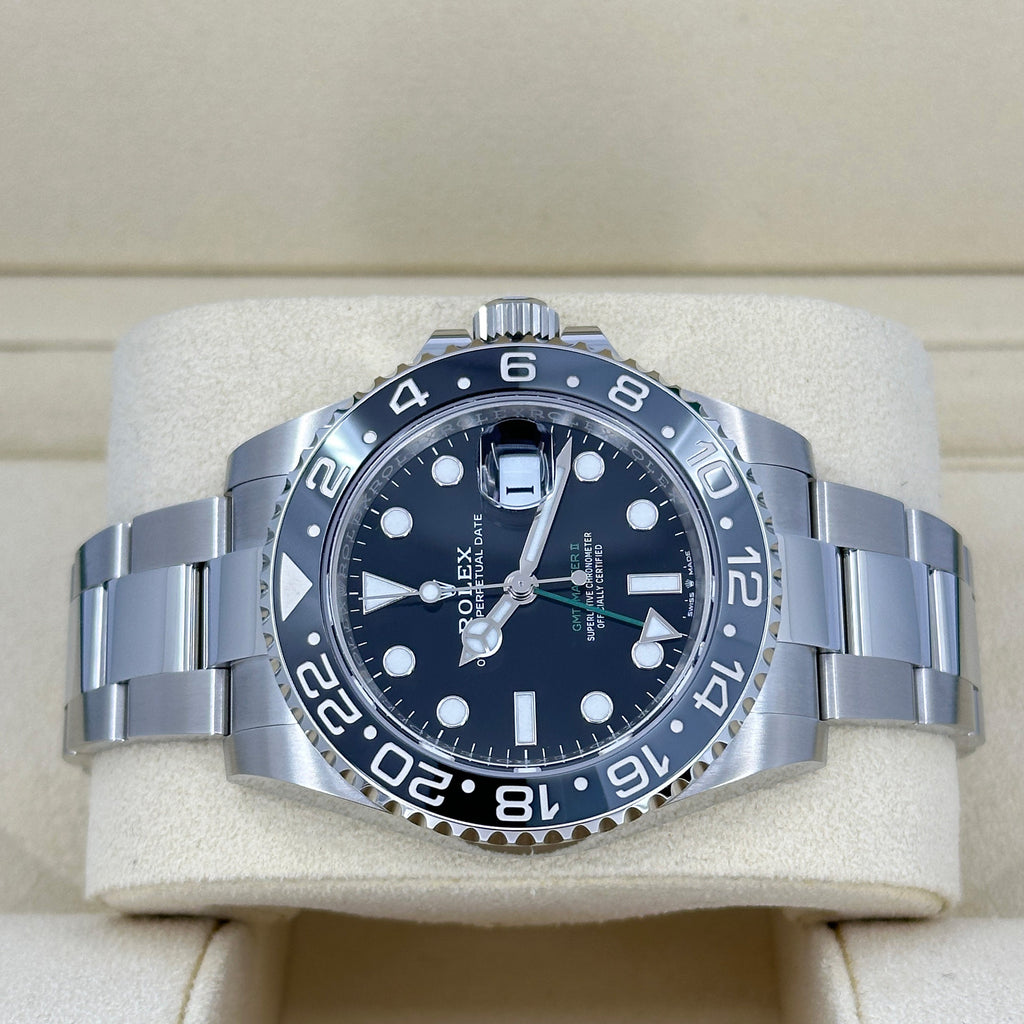 Unworn Rolex GMT-Master II, Bruce Wayne, Black, Oyster, Ref# 126710grnr-0004