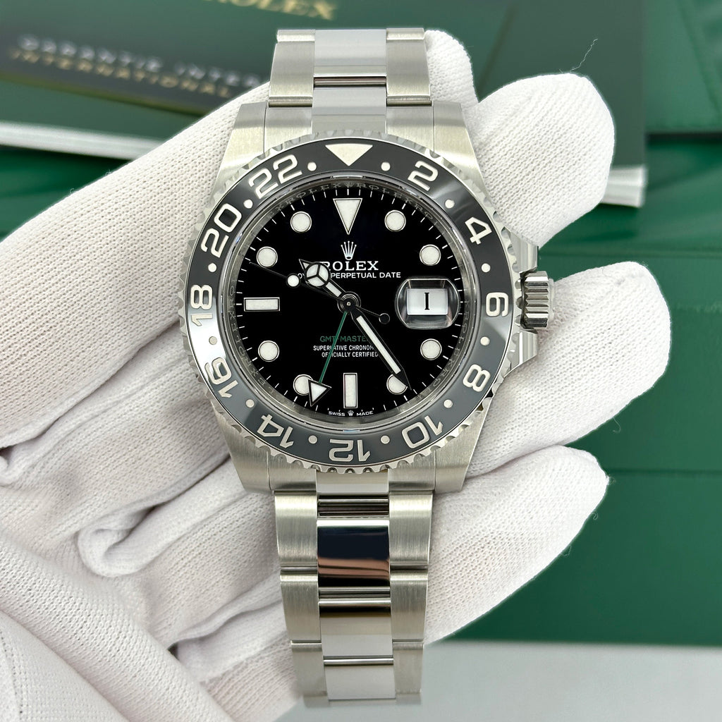 Unworn Rolex GMT-Master II, Bruce Wayne, Black, Oyster, Ref# 126710grnr-0004