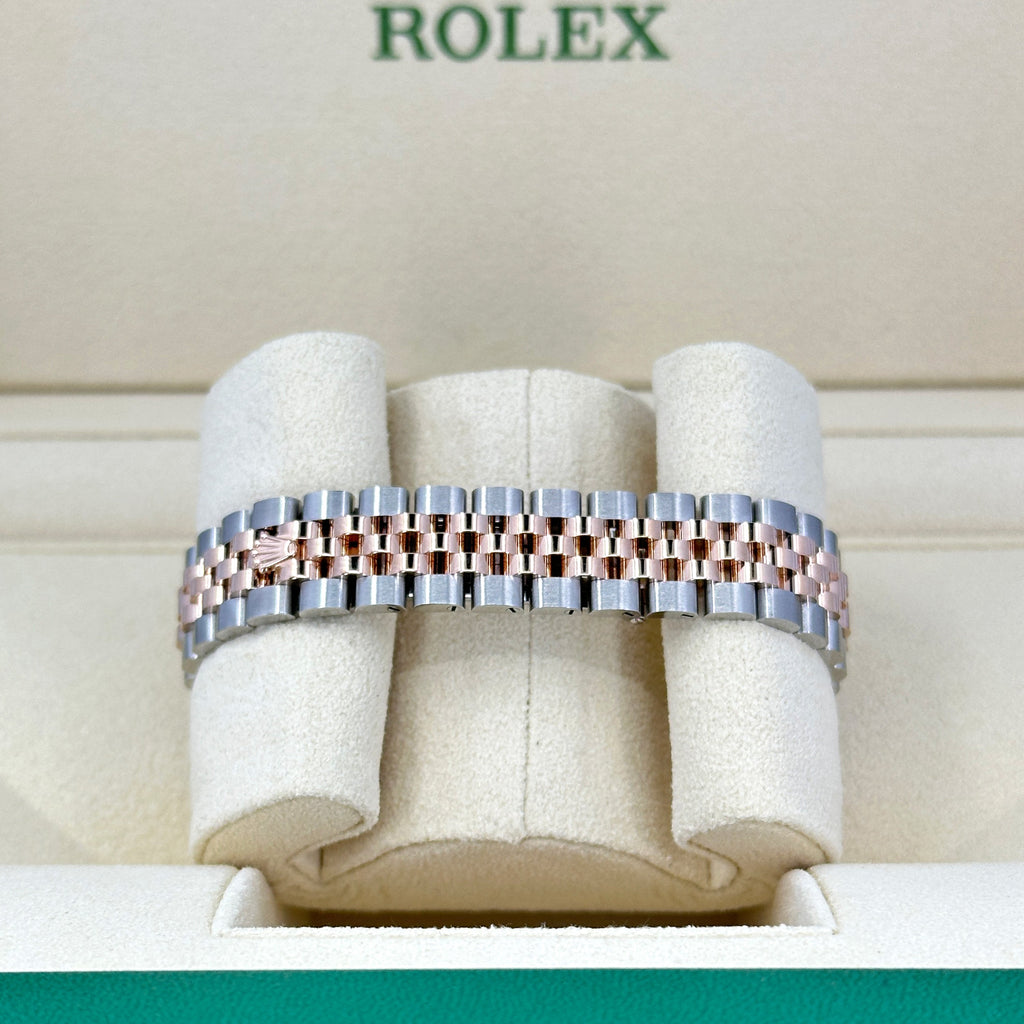 Rolex Lady-Datejust 28, Oystersteel and 18k Everose Gold, Ref# 279171-0007