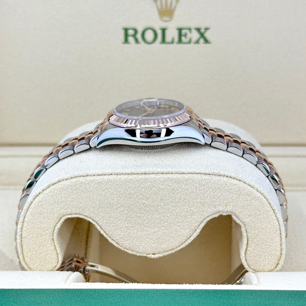 Rolex Lady-Datejust 28, Oystersteel and 18k Everose Gold, Ref# 279171-0009