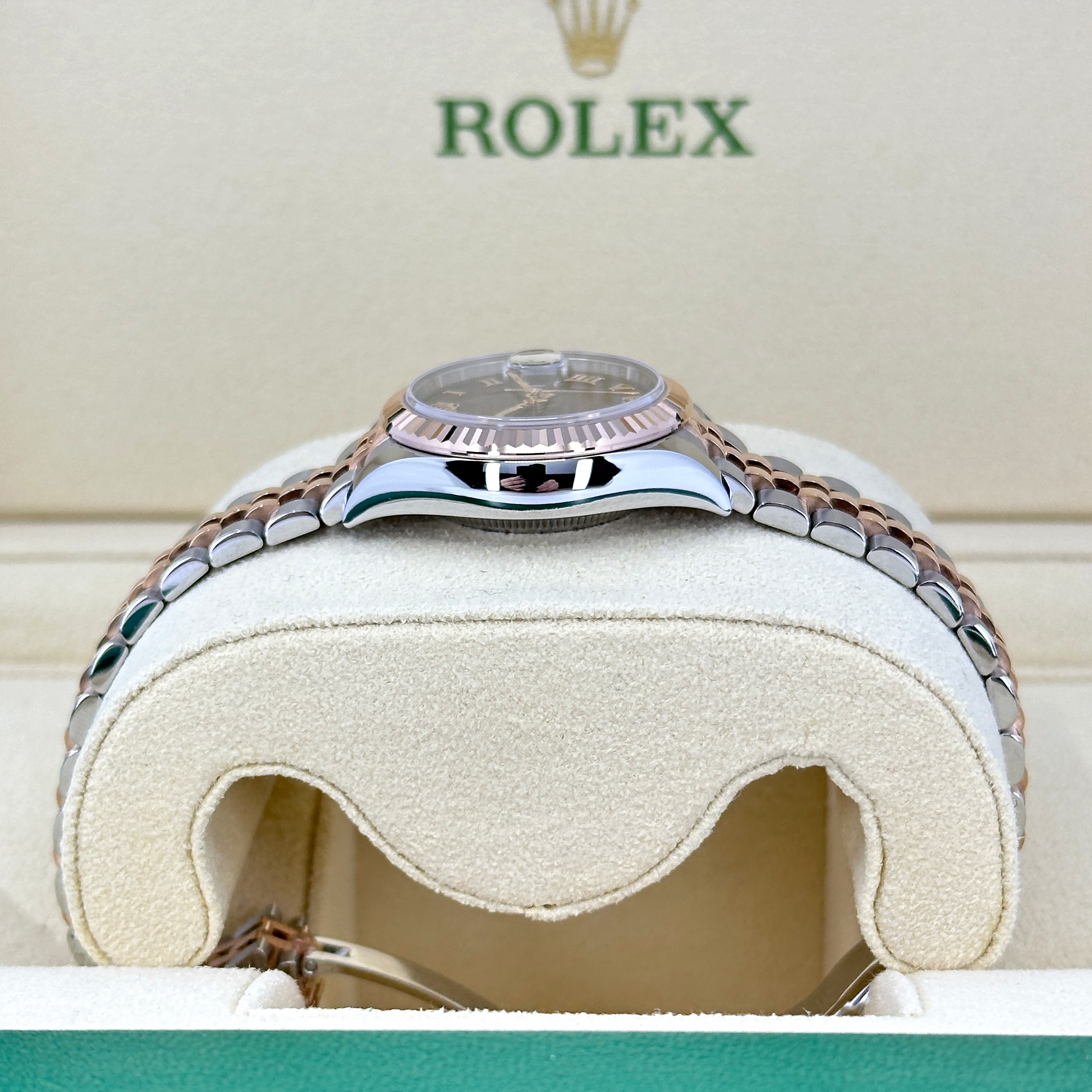 Rolex Lady-Datejust 28, Oystersteel and 18k Everose Gold, Ref# 279171-0009