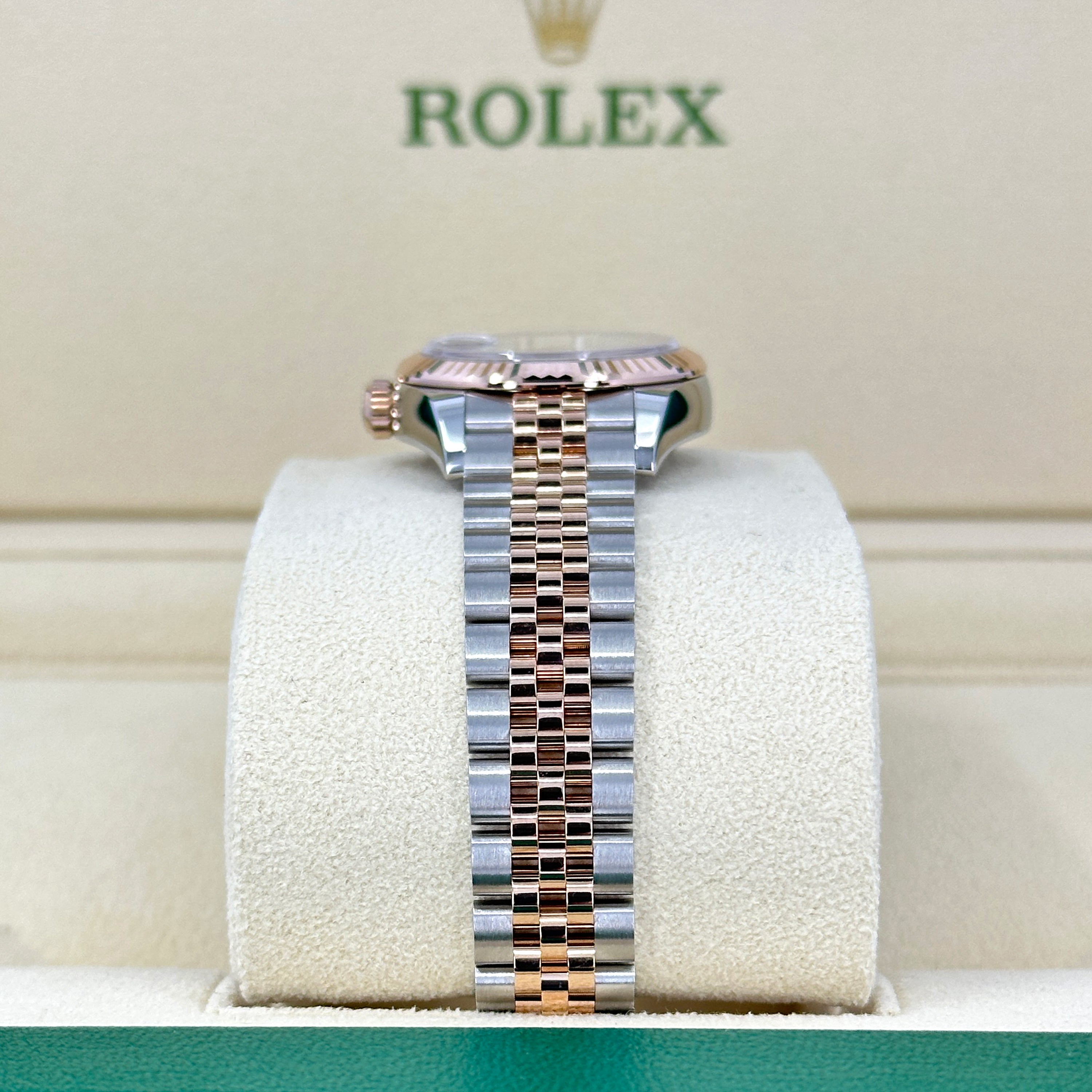 Rolex Lady-Datejust 28, Oystersteel and 18k Everose Gold, Ref# 279171-0009
