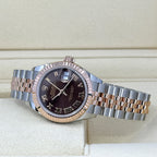 Rolex Lady-Datejust 28, Oystersteel and 18k Everose Gold, Ref# 279171-0009