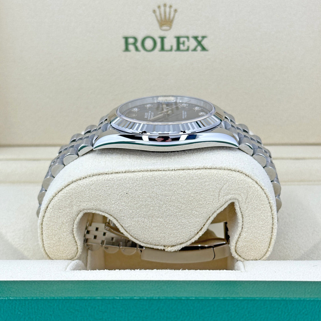 Rolex Datejust 41 Oystersteel and white gold Ref# 126334-0016