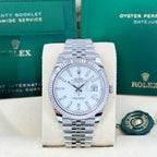 Rolex Datejust 41 Oystersteel and 18K White Gold 41 mm White Dial, Ref# 126334-0010