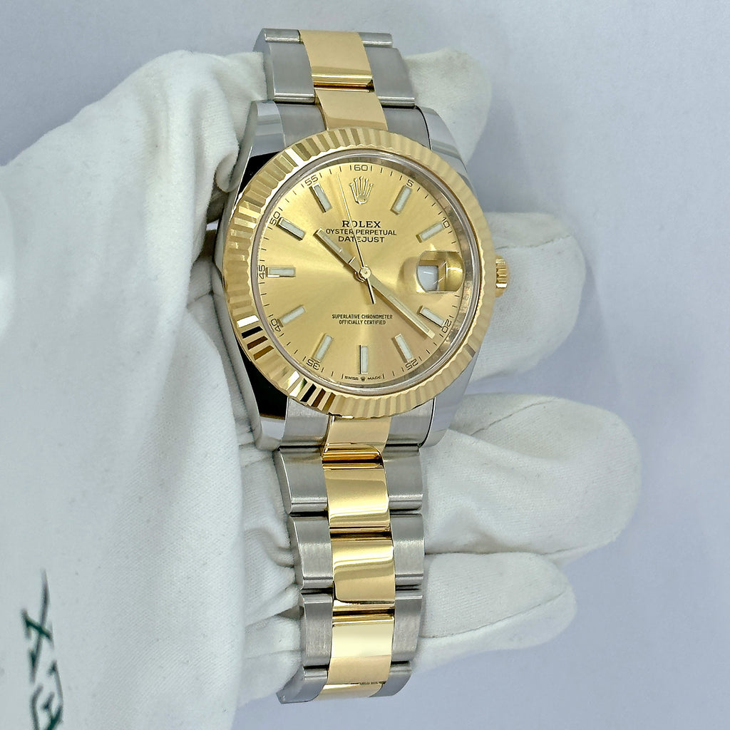 Rolex Datejust 41 Oystersteel and yellow gold Ref# 126333-0009