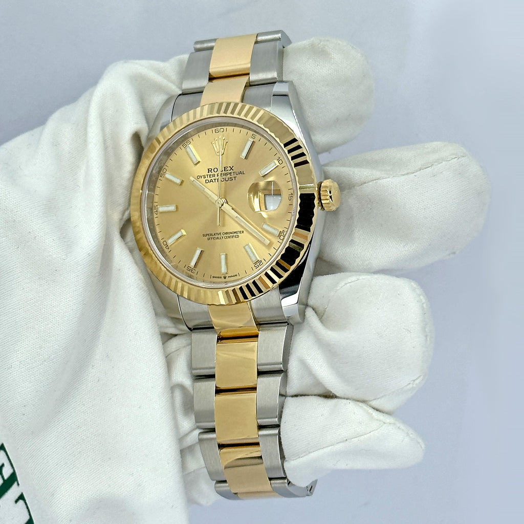 Rolex Datejust 41 Oystersteel and yellow gold Ref# 126333-0009