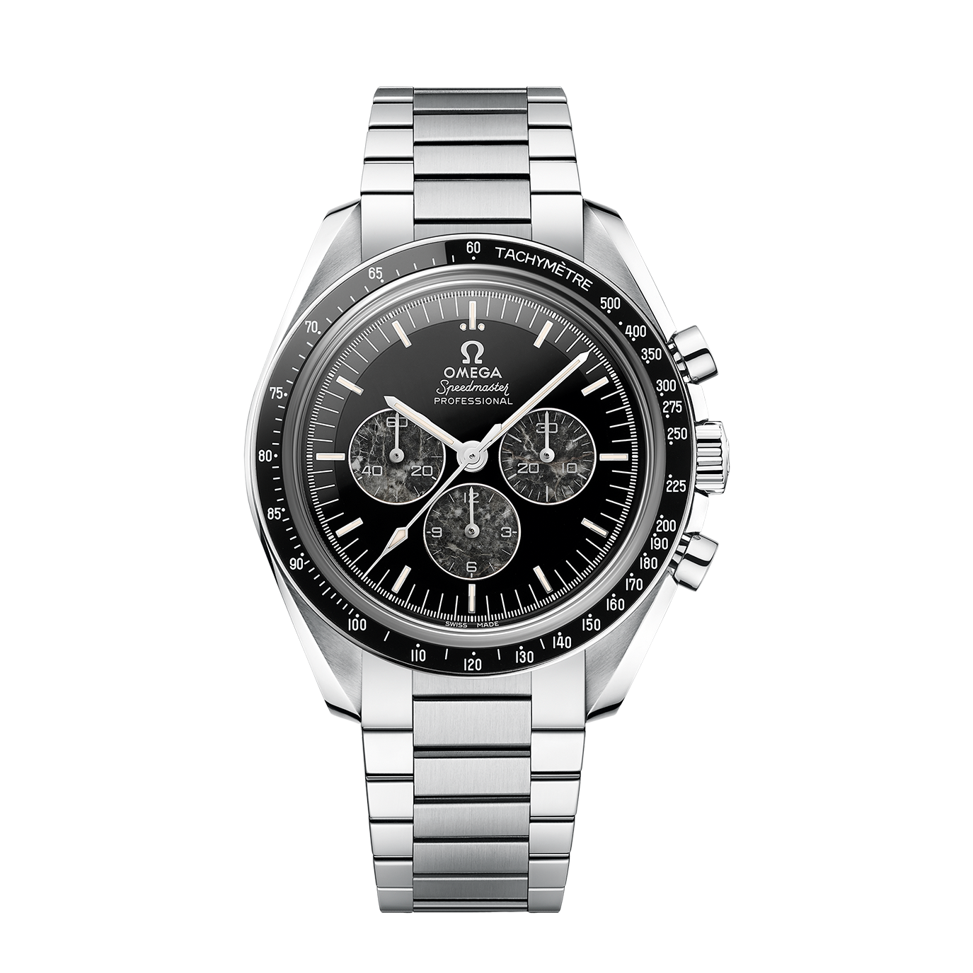 Unworn, Omega Speedmaster Calibre 321, Platinum, Chronograph, 42mm, Ref# 311.90.42.30.99.002, box and papers