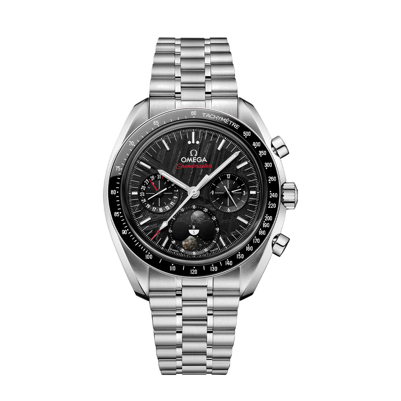 Unworn, Omega Speedmaster Moonphase, Stainless Steel, Chronograph, 43 mm, Ref# 304.30.43.52.01.001, box and papers
