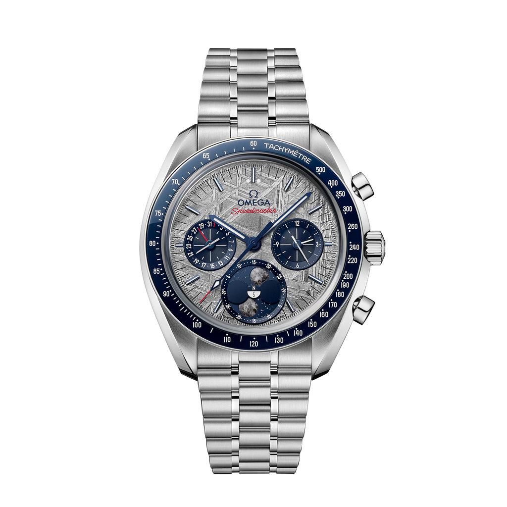 Unworn, Omega Speedmaster Moonphase, Stainless Steel, Chronograph, 43 mm, Ref# 304.30.43.52.06.001, box and papers