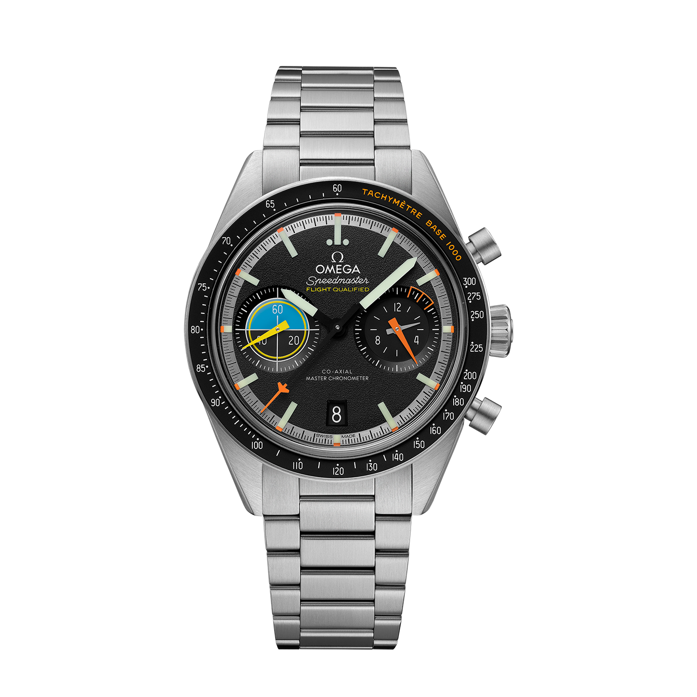 Unworn, Omega Speedmaster Pilot, Stainless Steel, Chronograph, 40.85 mm, Ref# 332.10.41.51.01.002, box and papers