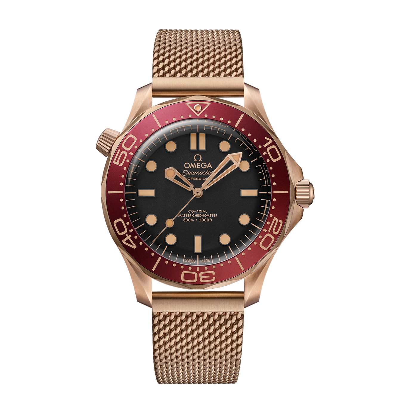 Unworn, Omega Seamaster Diver 300m, 18k Bronze Gold, 42mm, Ref# 210.90.42.20.01.003, box and papers