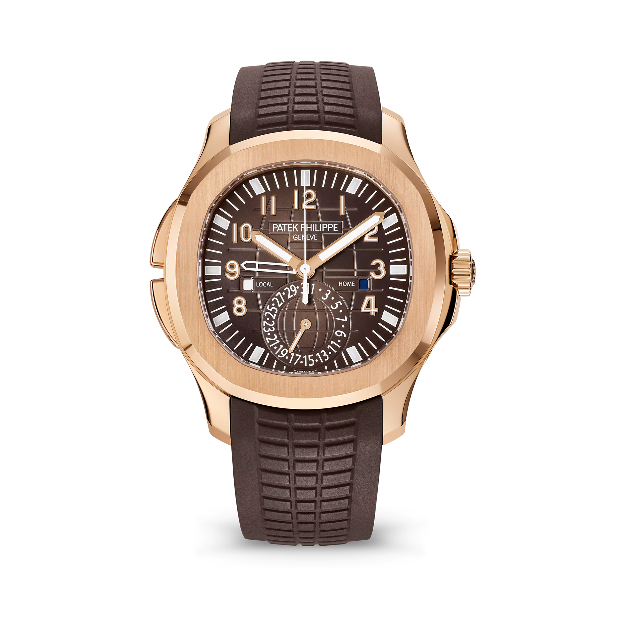 Patek Philippe Aquanaut Travel Time, 18k Rose Gold, 40,8mm, Ref# 5164R-001