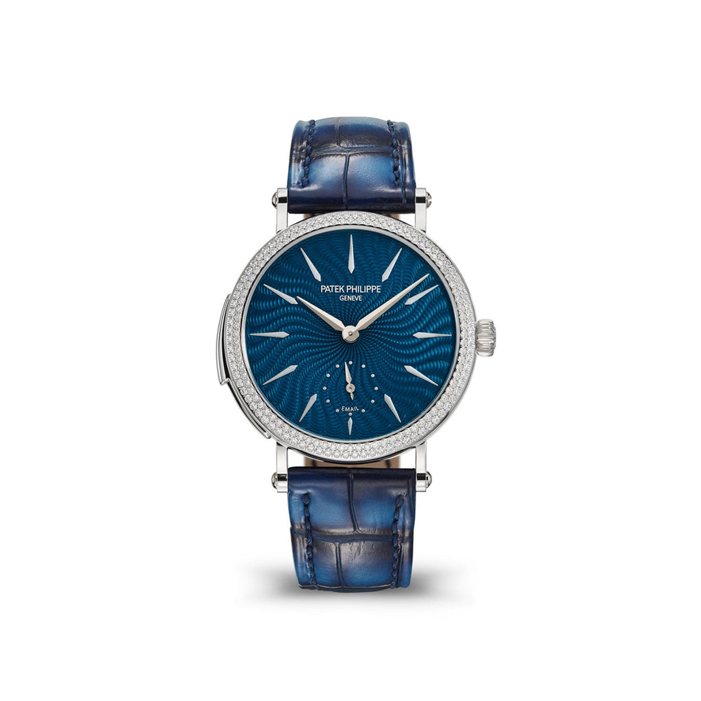 Ladies' Patek Philippe Grand Complication, 18k White Gold with set 194 Diamonds, 36mm, Ref# 7040/250G-001