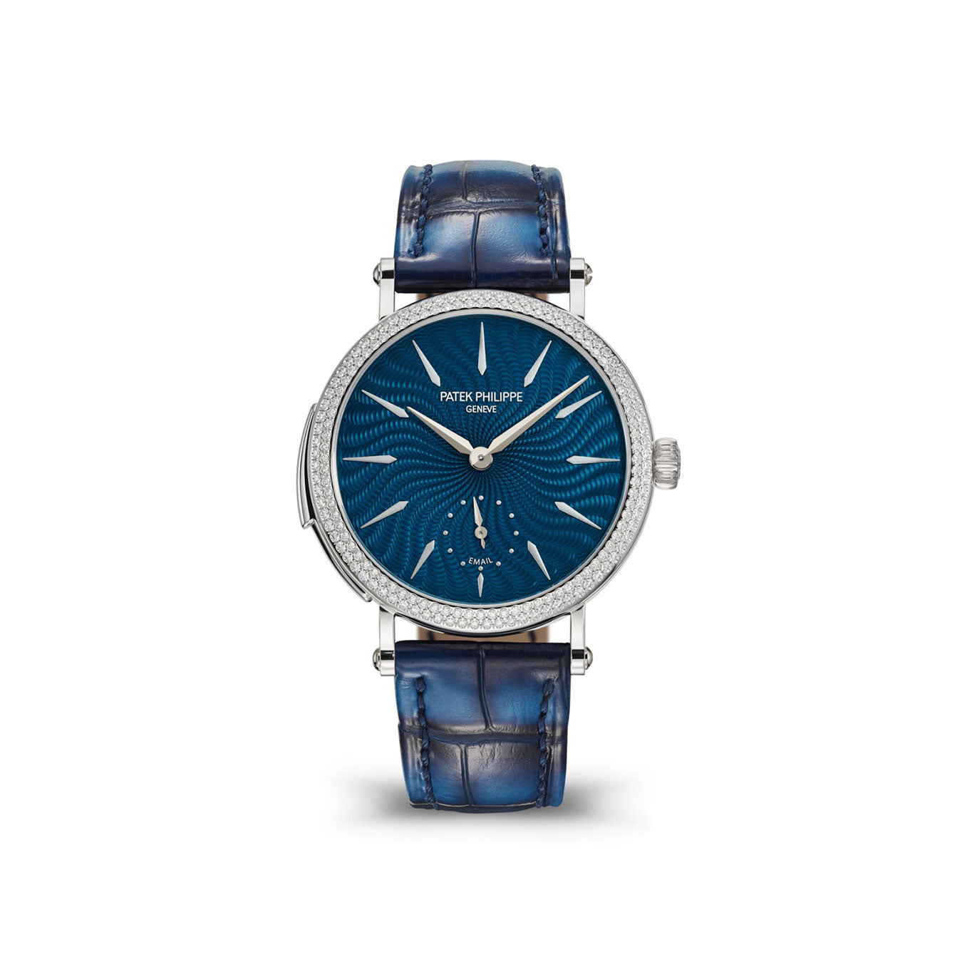 Ladies' Patek Philippe Grand Complication, 18k White Gold with set 194 Diamonds, 36mm, Ref# 7040/250G-001