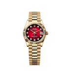 Unworn 2025, Rolex Datejust 31, 18k Yellow Gold, Diamonds, Ref# 278278-0049, box and papers