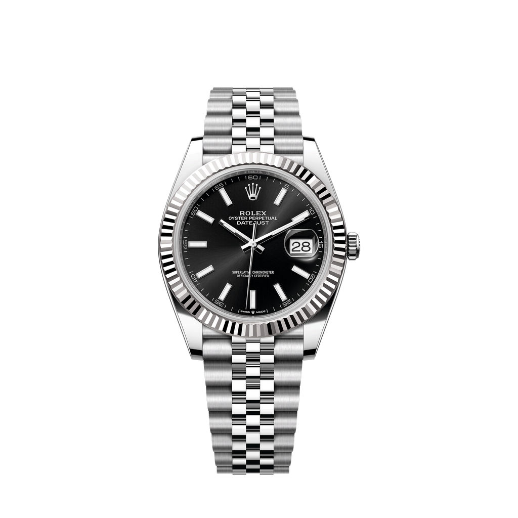 Rolex Datejust 41 Oystersteel and white gold Ref# 126334-0018