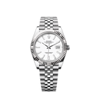 Rolex Datejust 41 Oystersteel and 18K White Gold 41 mm White Dial, Ref# 126334-0010