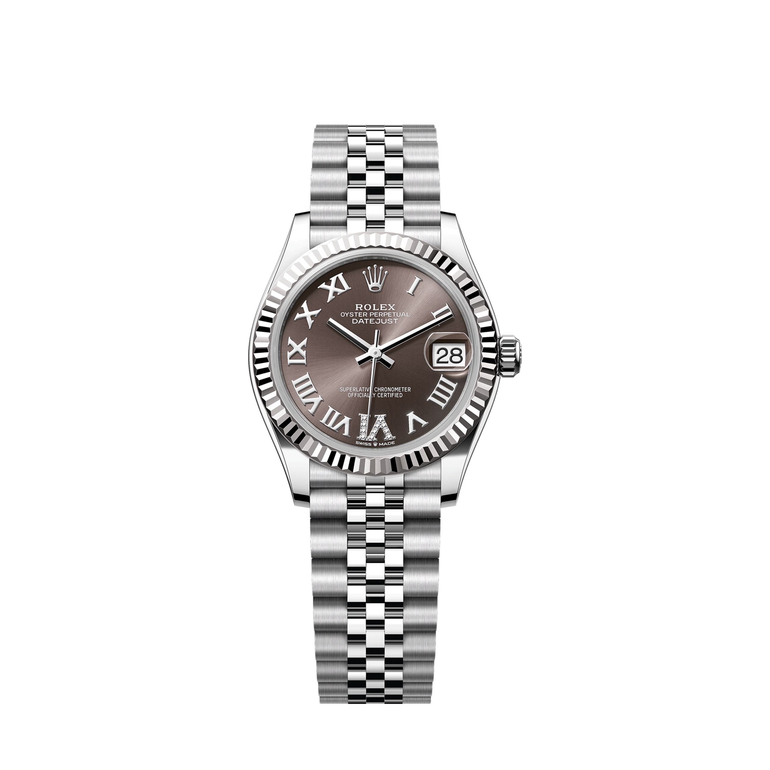 Rolex Datejust 31, Oystersteel and 18k White Gold, Ref# 278274-0028