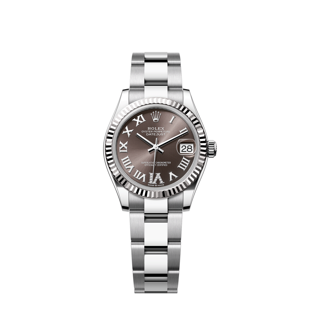 Rolex Datejust 31, Oystersteel and 18k White Gold, Ref# 278274-0027
