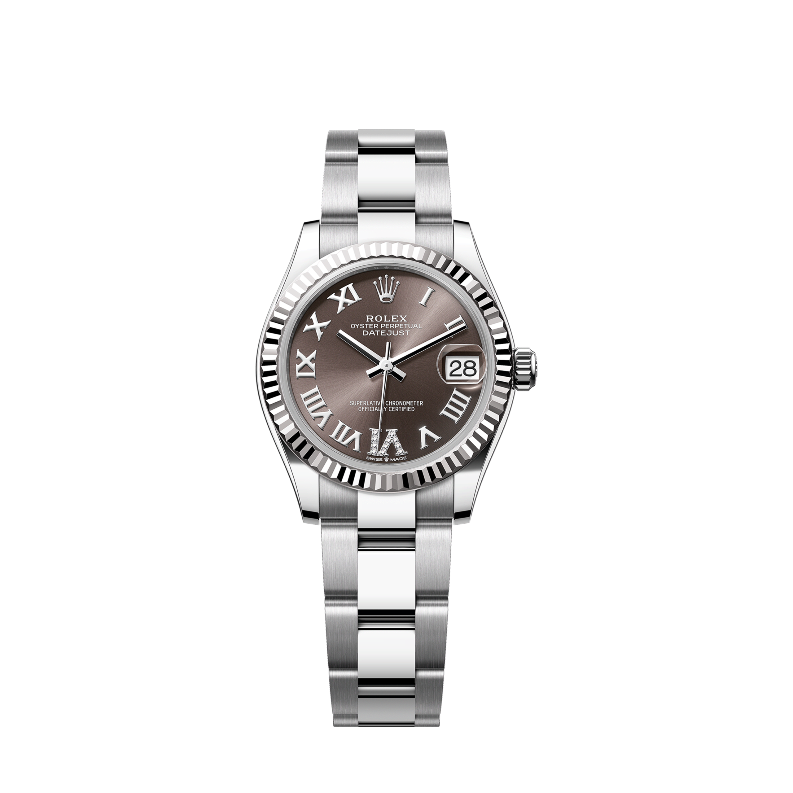 Rolex Datejust 31, Oystersteel and 18k White Gold, Ref# 278274-0027