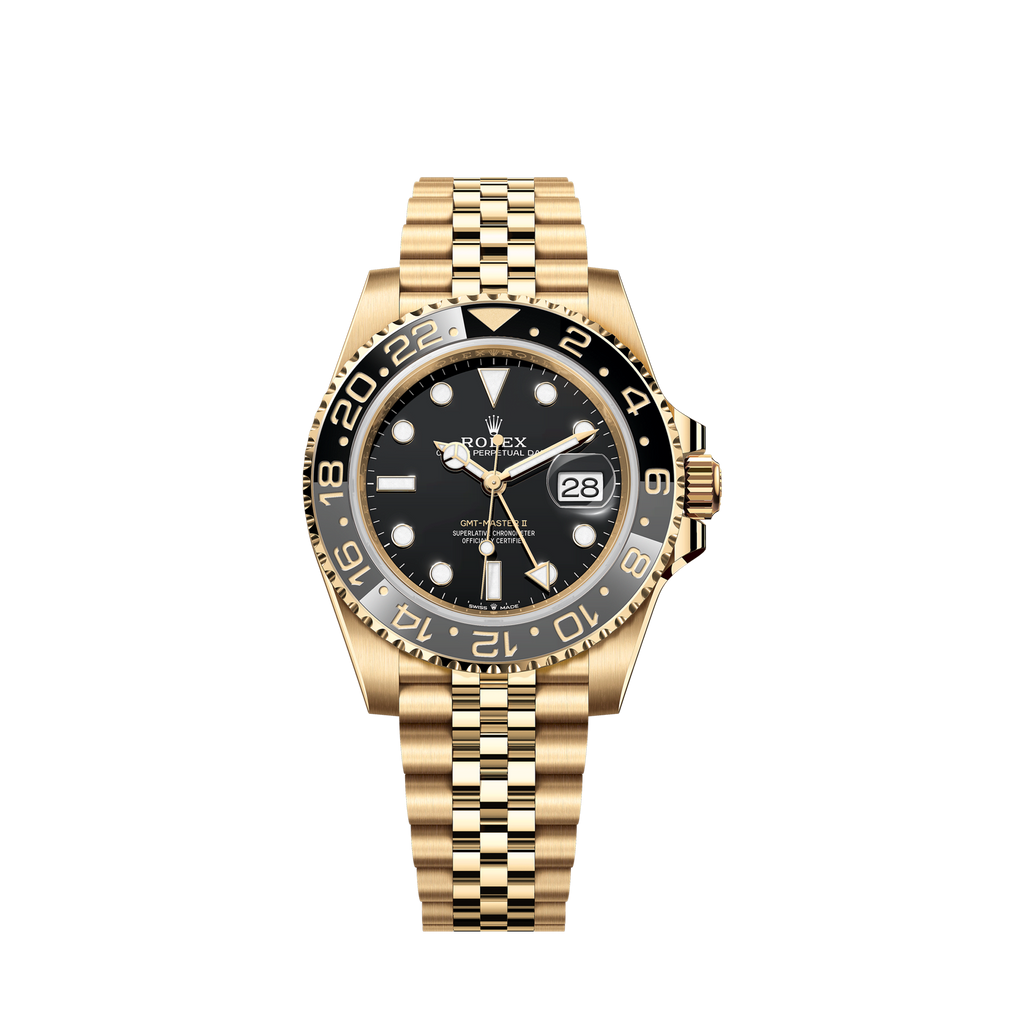 Rolex GMT-Master II, 40mm, 18k Yellow Gold, Ref# 126718GRNR-0001