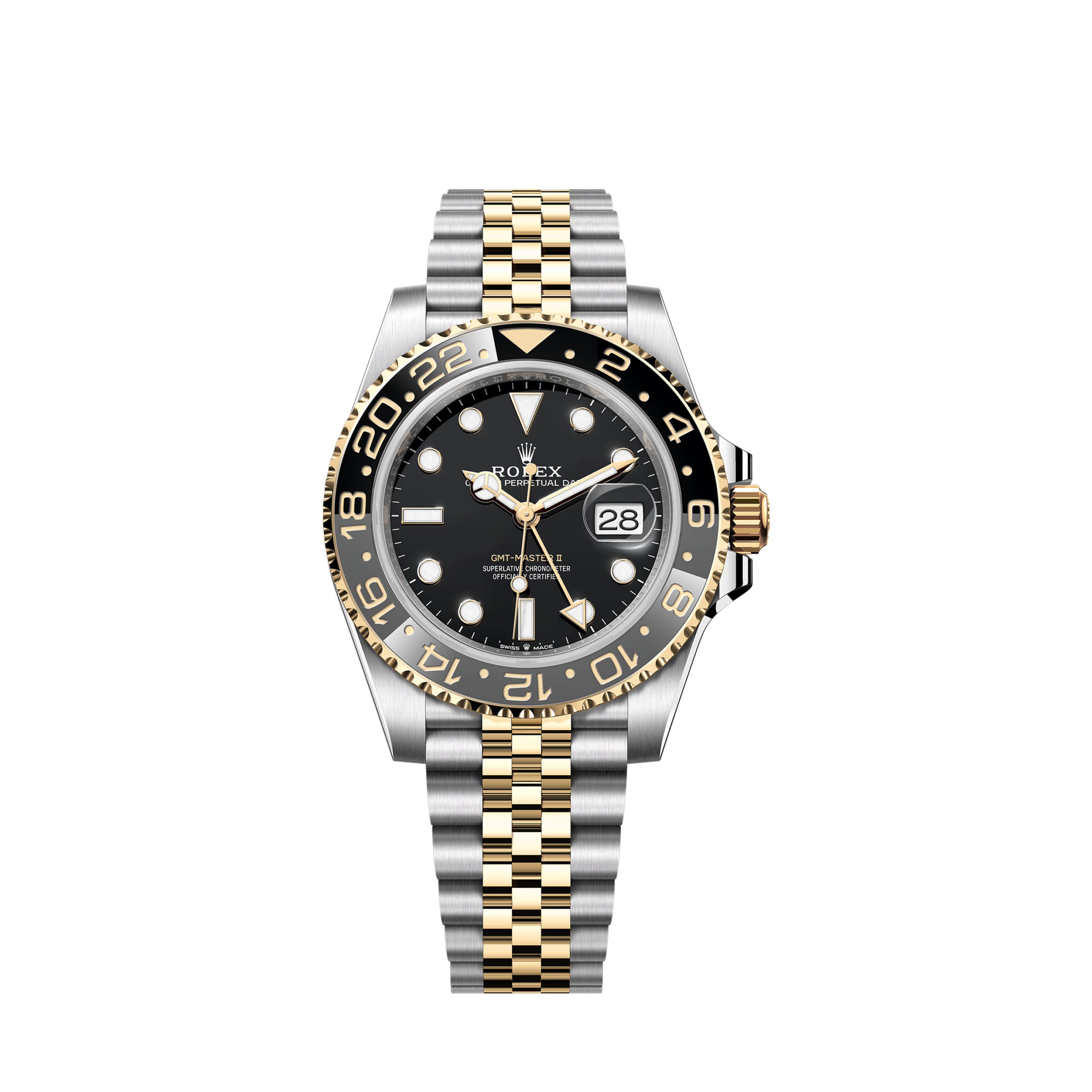 Rolex GMT-Master II, 40mm, Oystersteel and 18k Yellow Gold, Ref# 126713GRNR-0001
