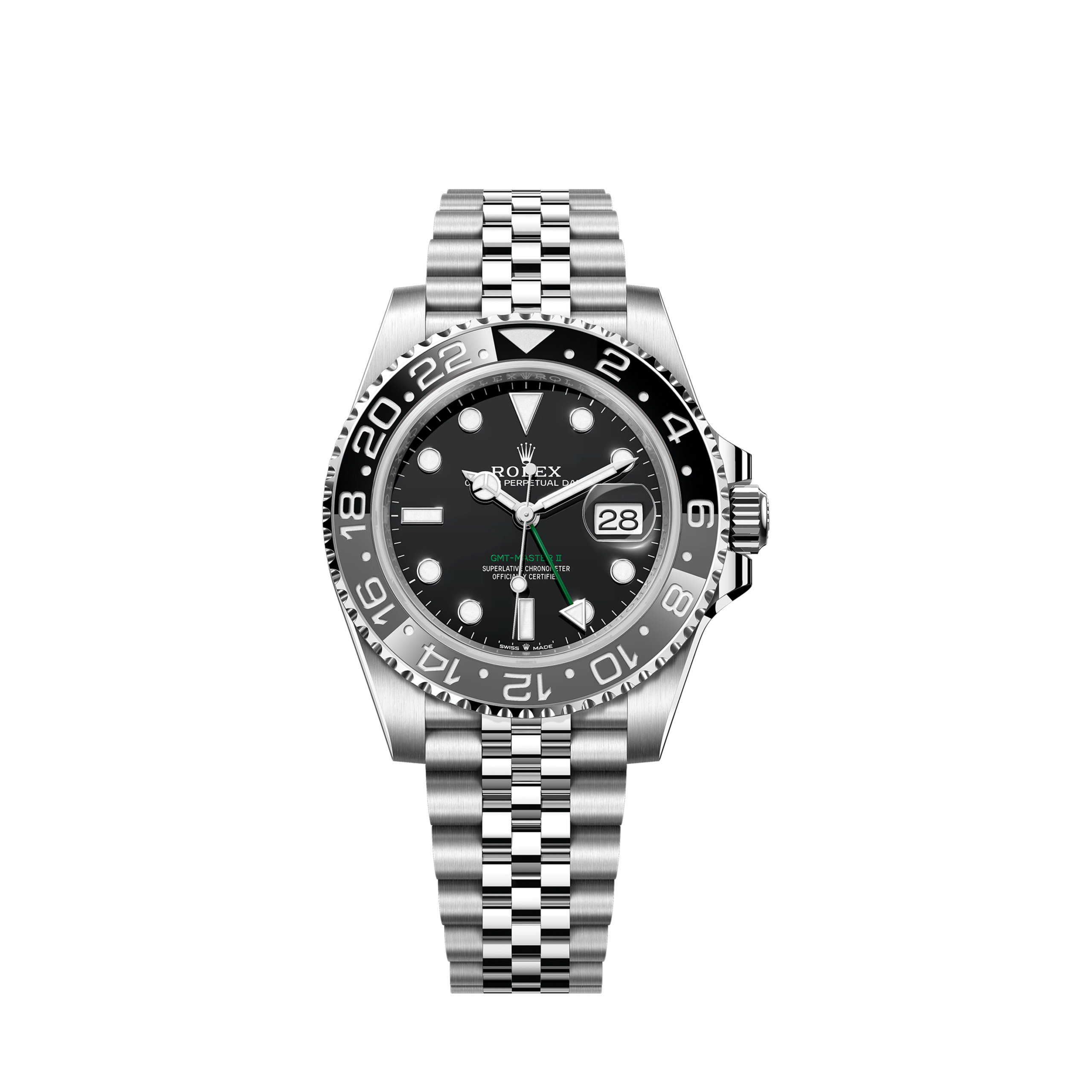 Unworn Rolex GMT-Master II Bruce Wayne, Jubilee, Ref# 126710grnr-0003