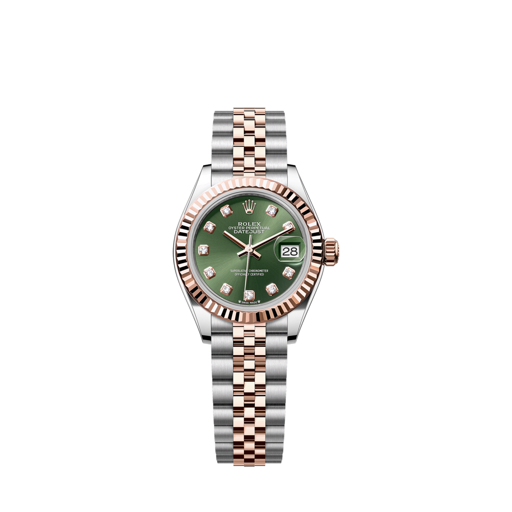 Rolex Lady-Datejust 28, Oystersteel and 18k Everose Gold, Ref# 279171-0007