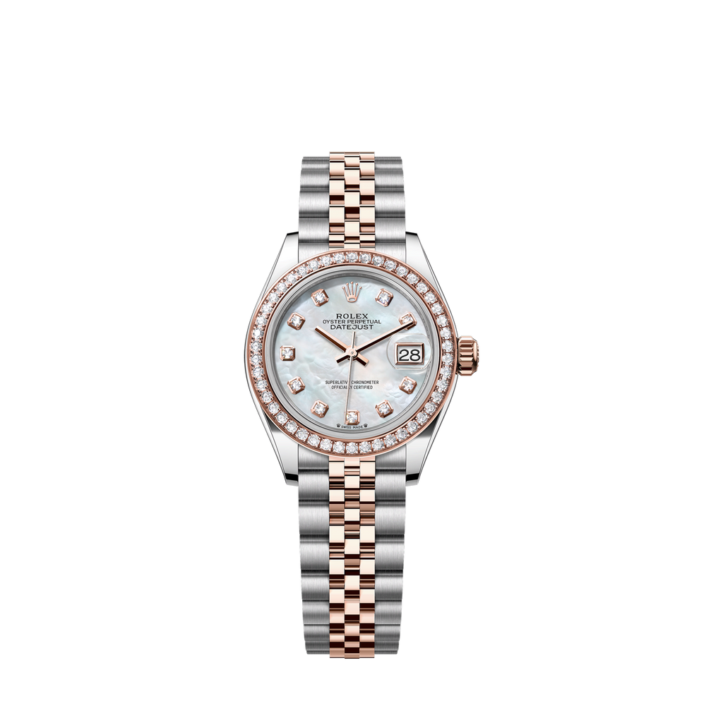 Rolex Lady-Datejust 28, Oystersteel and 18k Everose Gold, Ref# 279381RBR-0013