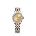Rolex Lady-Datejust 28, Oystersteel and 18k Yellow Gold, Ref# 279383RBR-0021