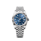 Rolex Sky-Dweller, 42mm, Oystersteel and 18k White Gold, Blue, Jubilee, Ref# 336934-0006